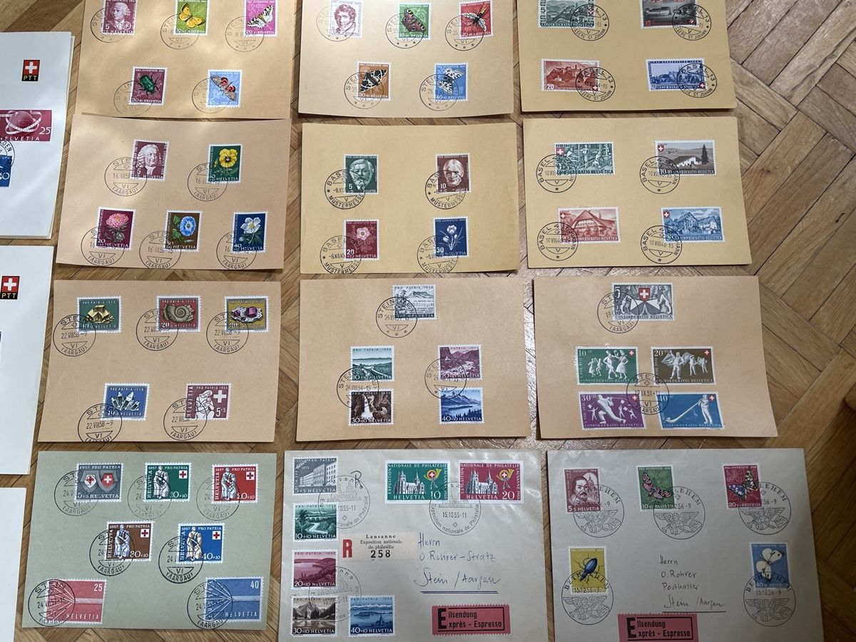 Tutti i francobolli: timbre série, SBK 800.- – Usato da peseux venduto da laurencephil 2