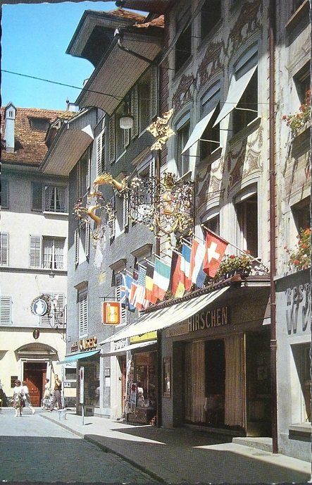 Cartoline postali: LUZERN Hotel Hirschen – Nuovo (secondo la descrizione) da Jona venduto da philajona