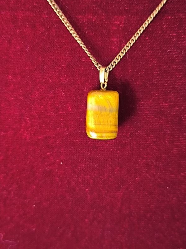 Catenine: Kette Anhänger Tigerauge – Usato da Rüti ZH venduto da Restwert_Rueti_ZH 1
