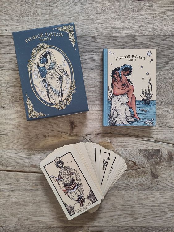 Cartes Tarot Aquarelle Jeu De Cartes De Tarot Et Livre Fyodor Pavlov - Neuf/scellé (pas Tarot Diversité Genre Inclusif