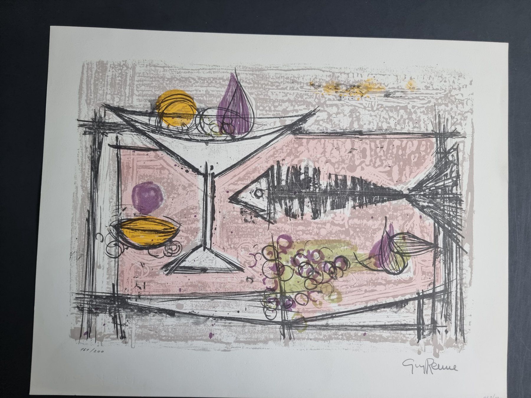 Grafiken & Lithographien: GUY RENNE LITHOGRAPHIE SIGNIERT NUMMERIERT – Gebraucht aus Gersau von grafik-kunst 1