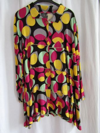 Gr. 50/60, Longjacke von AKH-Fashion, A-Form, extralang