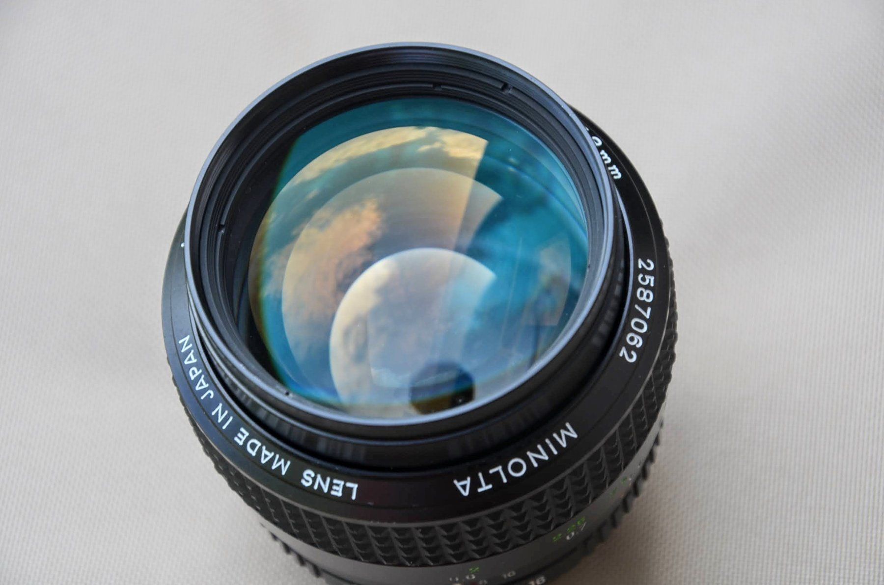 Minolta Objektive: Objektiv Minolta MC Rokkor 58/1.2 – Gebraucht aus Nesslau von 950blue 4