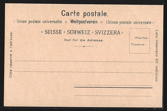 Ansichtskarten: Litho Brienz, Bahnhof und Schifflände,  – Gebraucht aus Berlin von bartko-reher 1