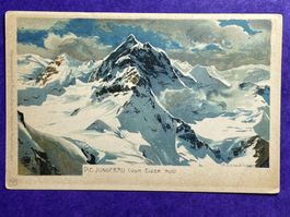 AK Die Jungfrau vom Eiger aus