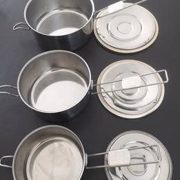 Set di piatti: Campingset Serviergeschirr simplex brevettato – Usato da Altendorf venduto da Esmaan 1