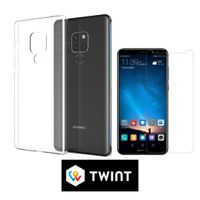 Silikon Hülle + Displayschutz für Huawei Mate 20