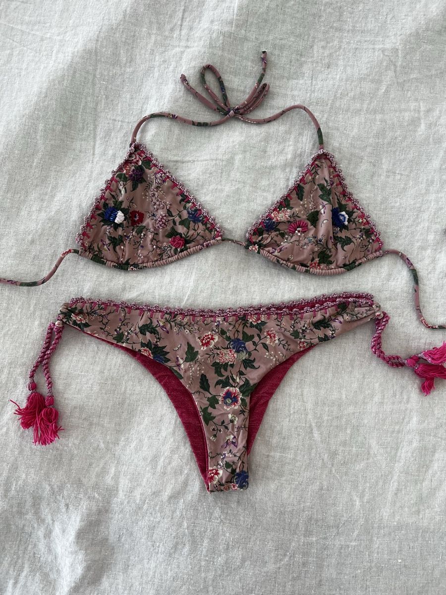 Costumi da bagno & Bikini: Anjuna Damen Bikini mit floralem Muster  – Nuovo e nell'imballaggio originale da Rorschach venduto da lvi_p29s