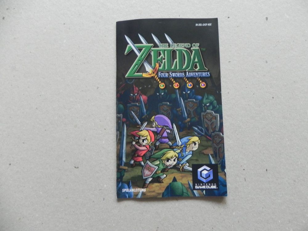 Nintendo GC Gamecube Game Zelda four Swords Adventures 2005 (Gebraucht ...