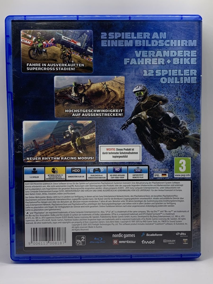 Sony Giochi: MX vs ATV Supercross Encore - PS4 – Usato da Ostermundigen venduto da RG-Collector 1