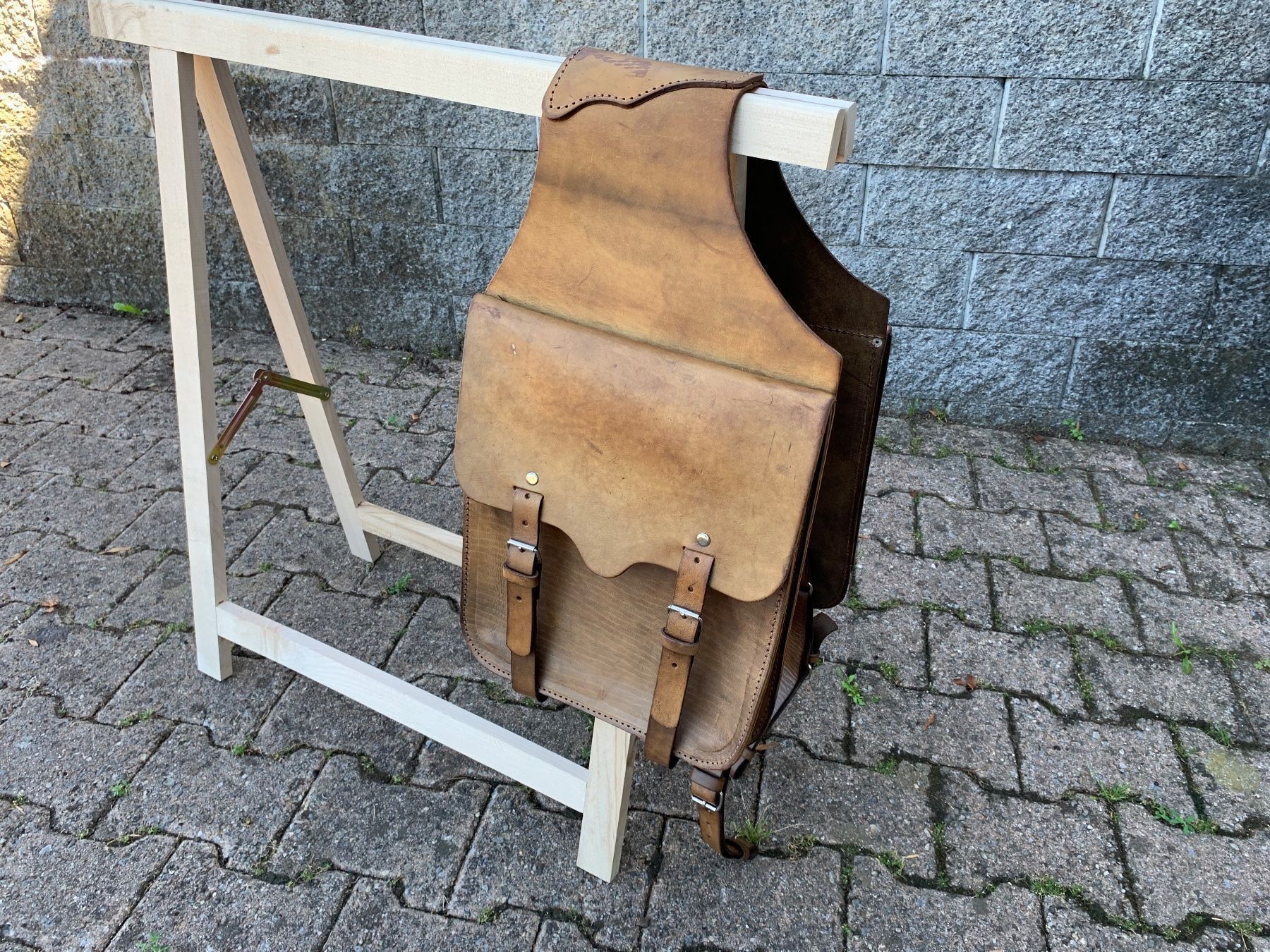 Mofas: schöne Satteltaschen aus Leder – Gebraucht aus Feldbach von Olive1 6