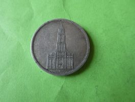 Dt. Reich 1934 A, 5 Reichsmark - Silber