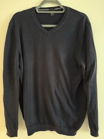 Hugo Boss Herren Pullover Gr M Dunkelblau 