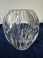 Kristallglas Vase rund geschliffen guter Zustands 