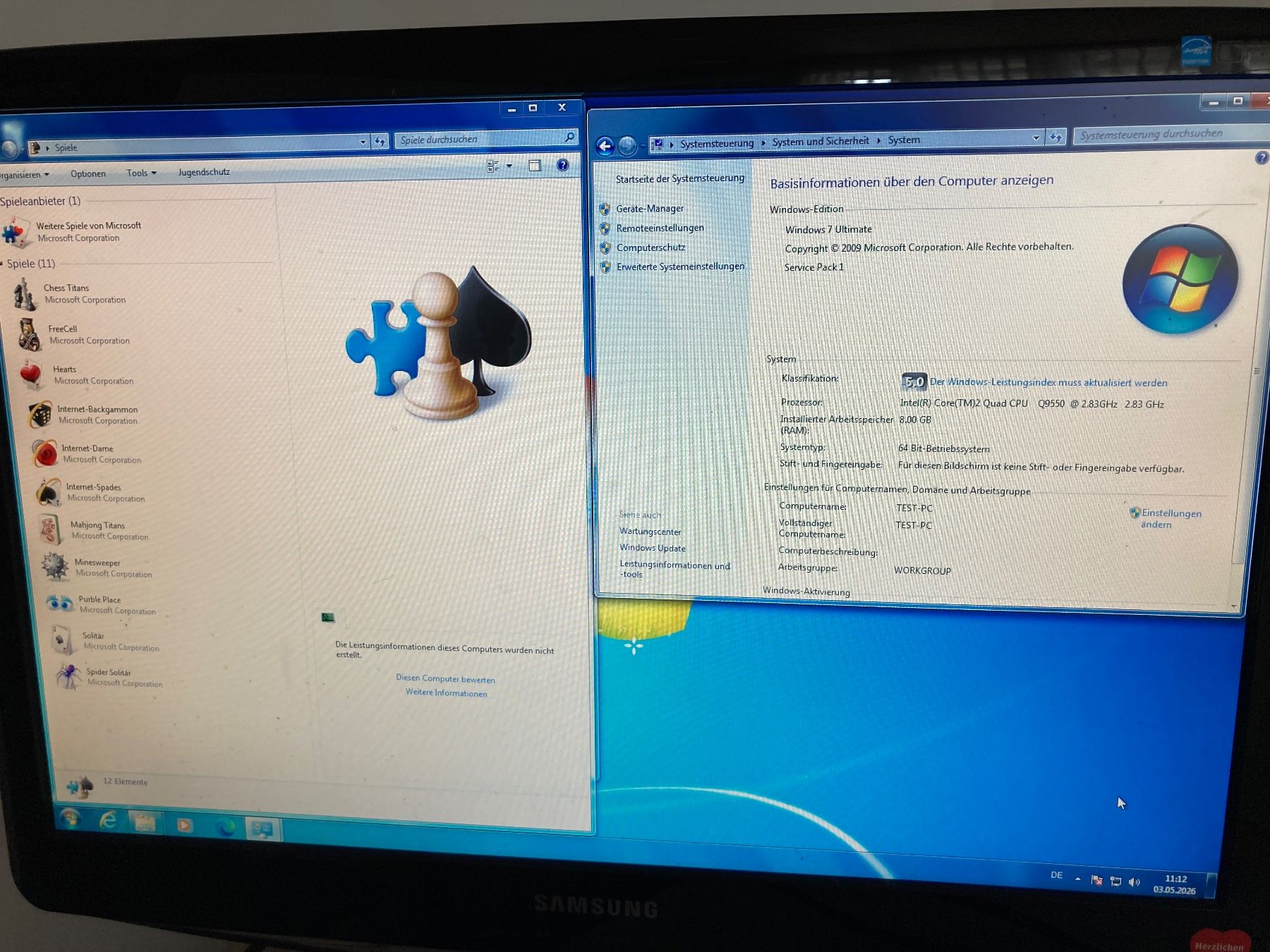 Intel PC: PC | Windows 7 Ultimate | Intel Core2Quad | 8GB RAM | Geforc – Usato da Wichtrach venduto da Queensparkunite 2