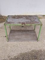 Werkbank Vintage grün Industrial Lofttisch