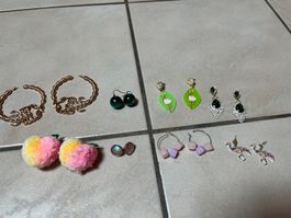 Lot 8 paires boucles d’oreilles fantaisie scorpion pêche…