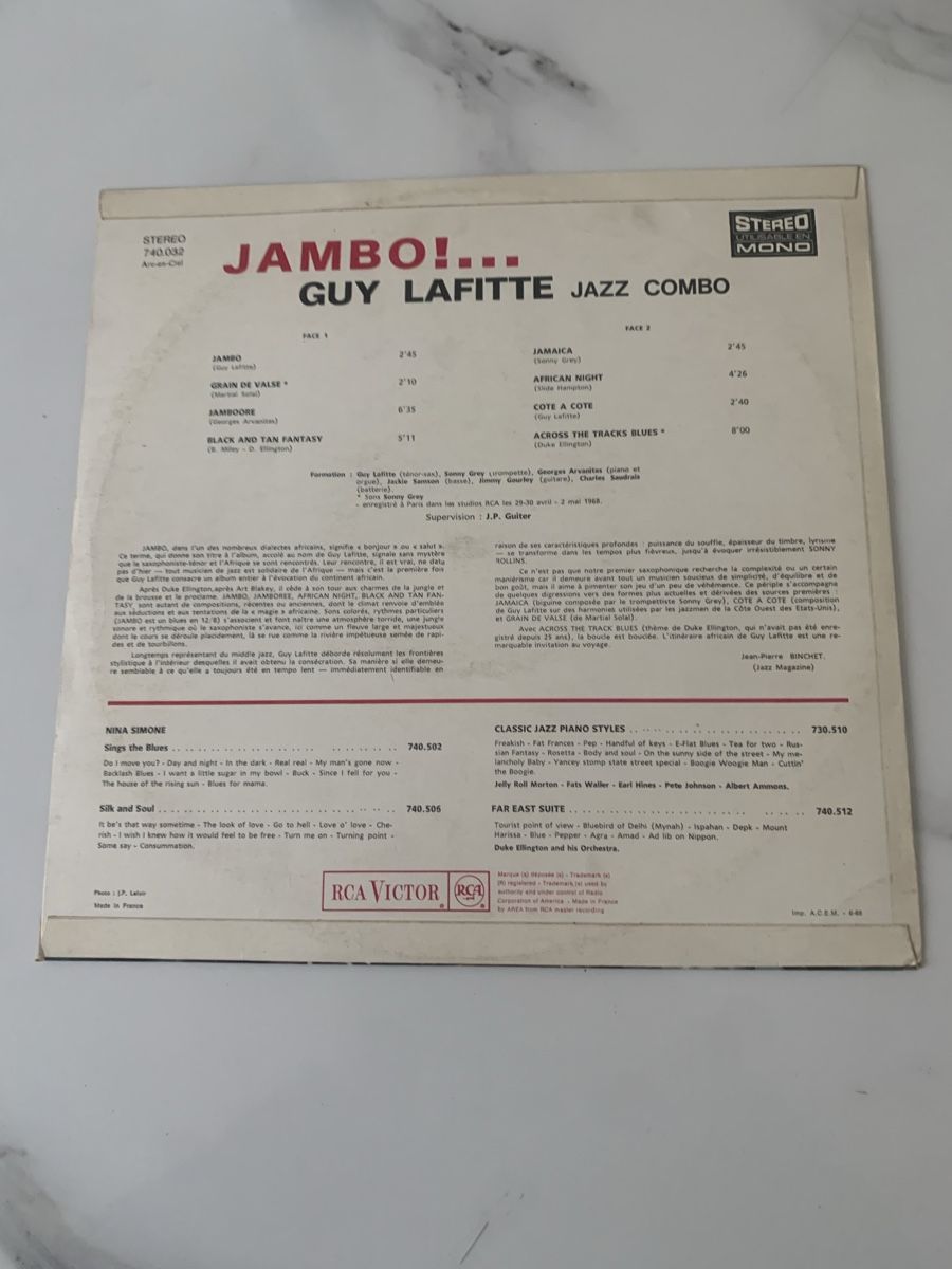 Schallplatten: Guy Laffitte/ Jambo – Gebraucht aus lausanne von Ccheche 1