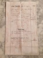 Hist. Dokument Inventar 1848 Schulfonds