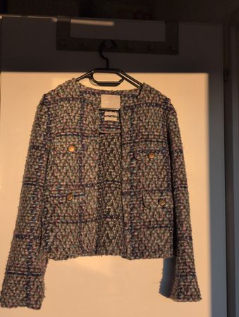 Rich & Royal Jacke Tweed Optik bunt Grösse M gebraucht