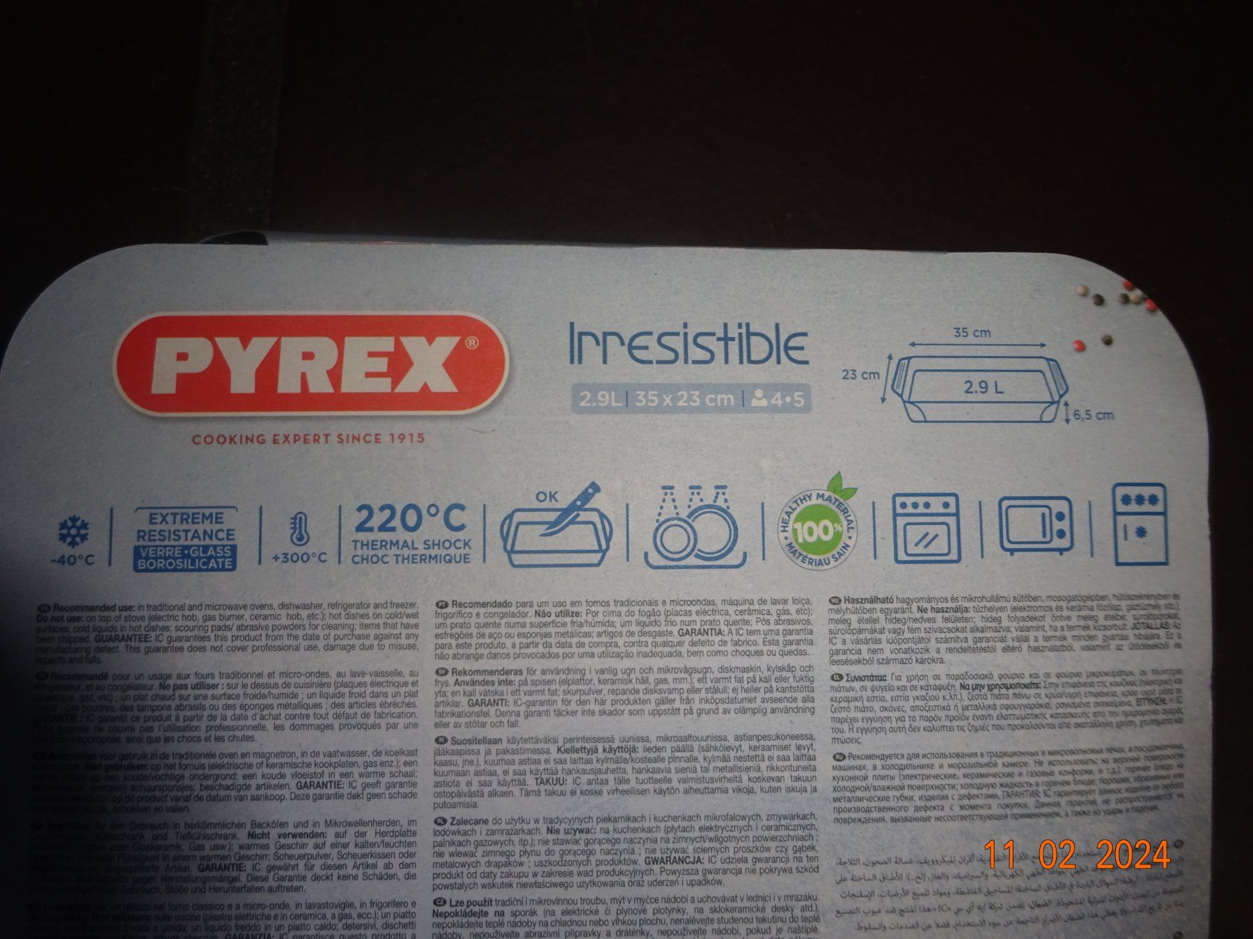 Pyrex Moules à gâteaux: Gratinform Auflaufform – Neuf avec emballage d'origine à Stein AR par Bienli4 1