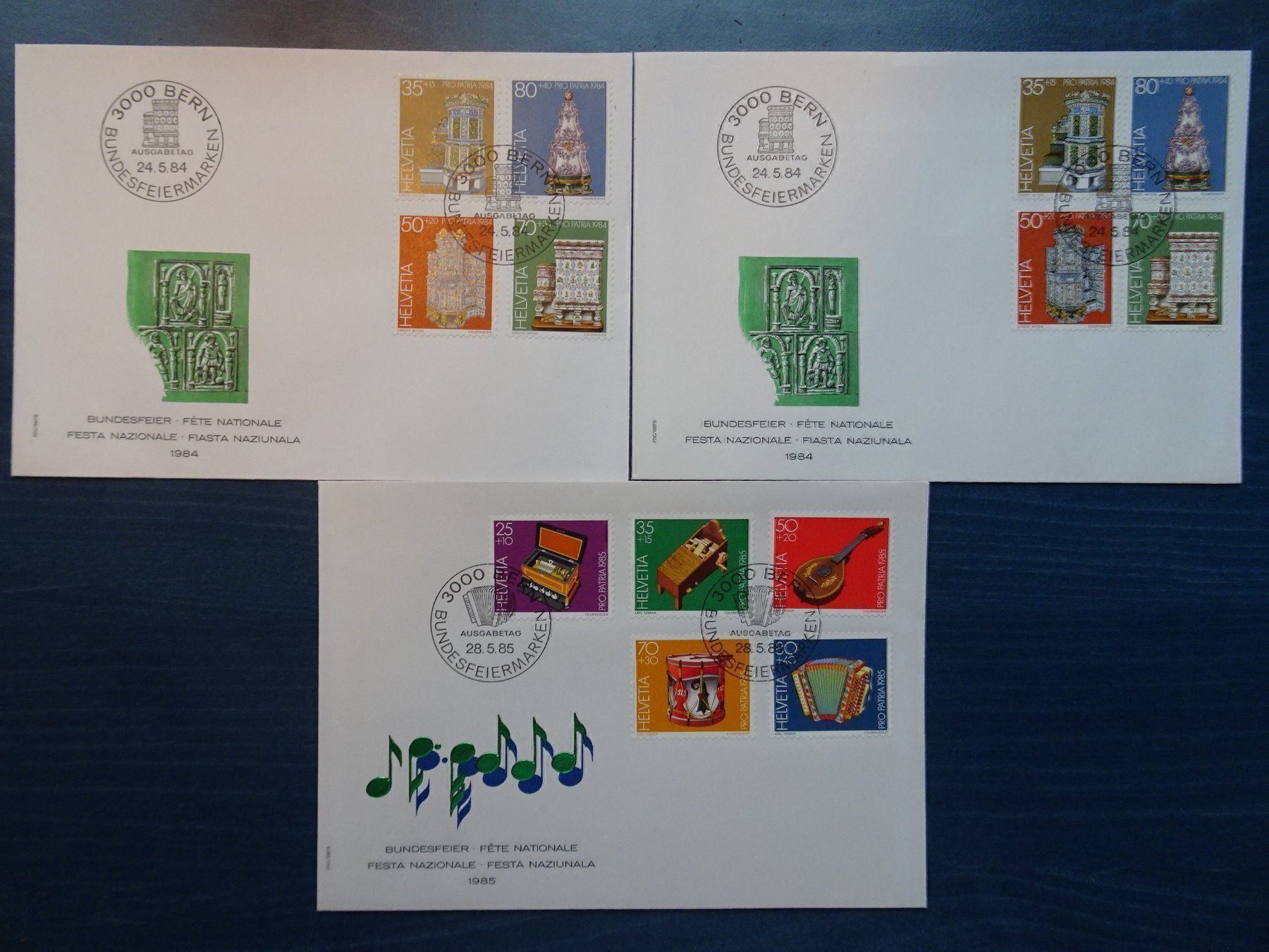 Tous les timbres: PP 1984/85 – Neuf (Voir description) à Aadorf par Chnorli-Furz
