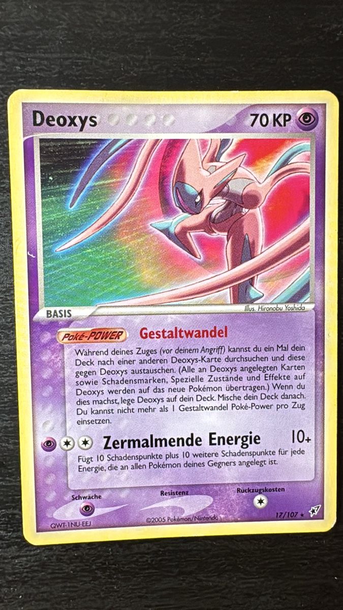Pokémon Carte collezionabili: Deoxys Ex Deoxys & Hundemon Aquapolis  – Usato da Belprahon venduto da Rob_ain 1