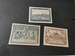 Oesterreich, Gallneukirchen - Notgeldscheine