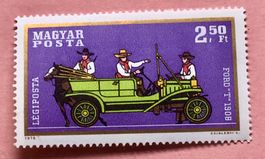 Briefmarken aus Ungarn Alte Autos UNGESTEMPELT