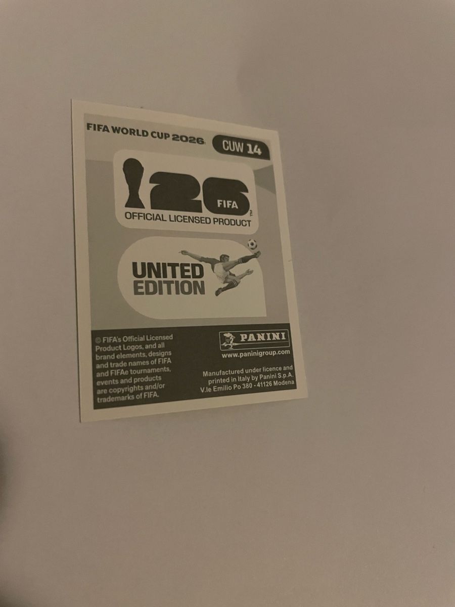 Panini Carte collezionabili: FIFA WM 2026 Tahith Chong CUW 14 – Nuovo (secondo la descrizione) da Winterthur venduto da Cobraforce 1