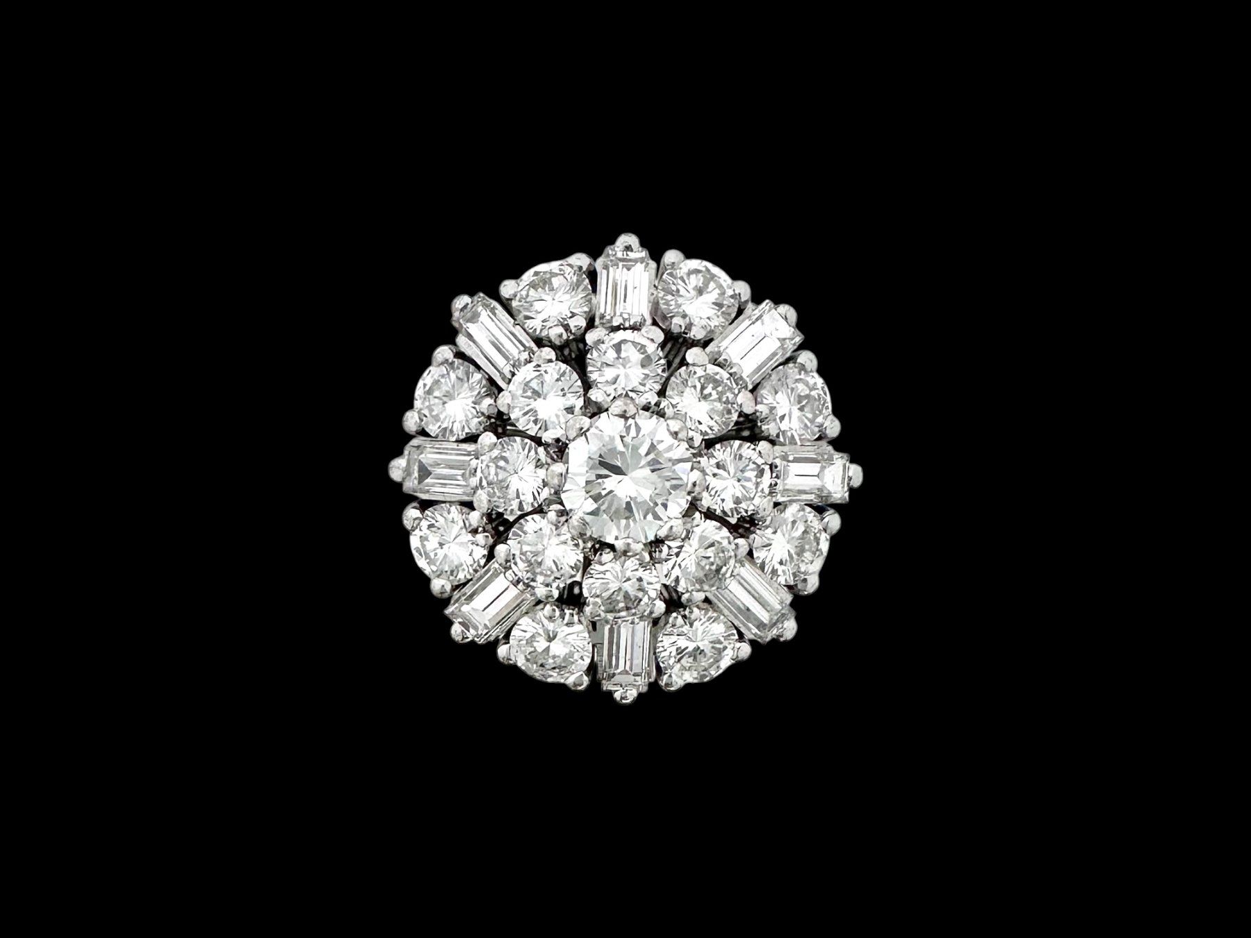 Anelli: Prächtiger Diamant - Cocktailring, ca. 3.76 ct H/VS – Usato da Zuzwil SG venduto da artimmo 6