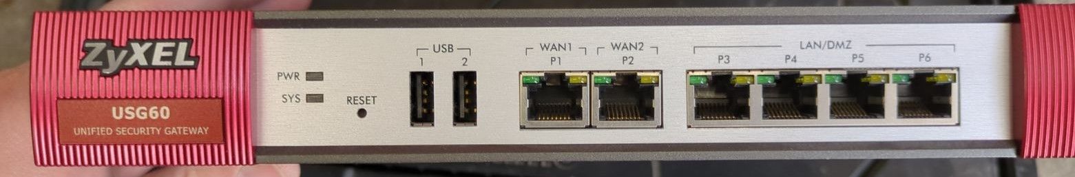 Zyxel Firewall: ZyXEL ZyWALL USG60 – Usato da Schinznach-Dorf venduto da DiegosL 2