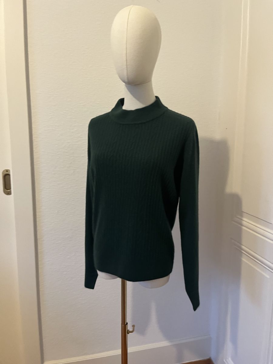 Maglioni & Felpe: Napa Studio Mock Neck Sweater - Forest Green - Size S – Usato da Mies venduto da nic_yk5d 1