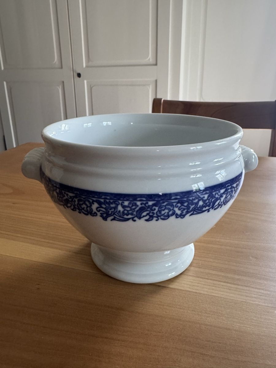 Ciotole: Kleine Suppenterrine mit blauem Muster Langenthal – Usato da Cham venduto da matap1 1