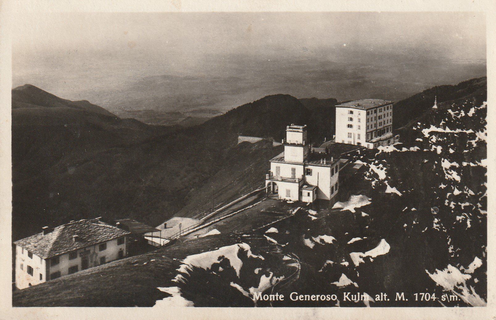 Cartoline postali: AK Monte Generoso gelaufen – Usato da Fribourg venduto da schnalla92