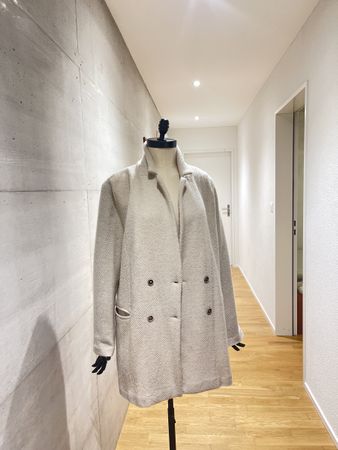 Lia Pull 100% Cashmere  Coat Size 48 - Made in Italy