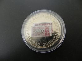 Medaille 150 Jahre Franken 2000 - 500 Franken 1973