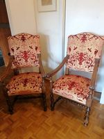 Fauteuils style Louis XIII