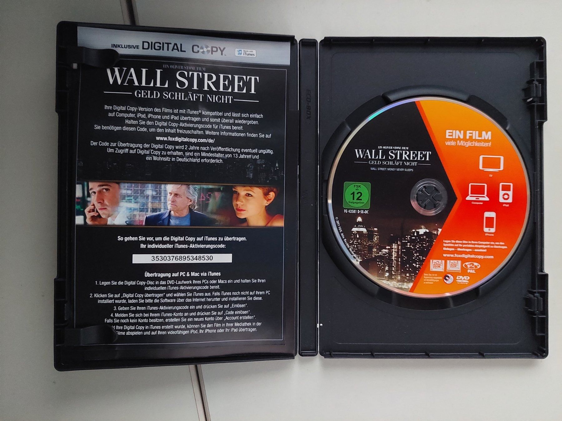 Alle DVDs: DVD Wall Street - Geld schläft nicht – Gebraucht aus Wil SG von ram_c5j2 2