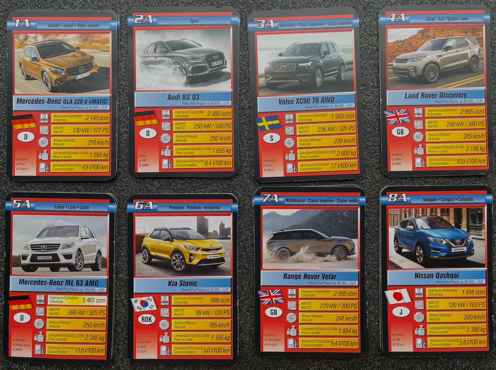 Giochi: Quartett - Starke SUVs - SUPER TRUMPF – Usato da Burgdorf venduto da Bsb7 1