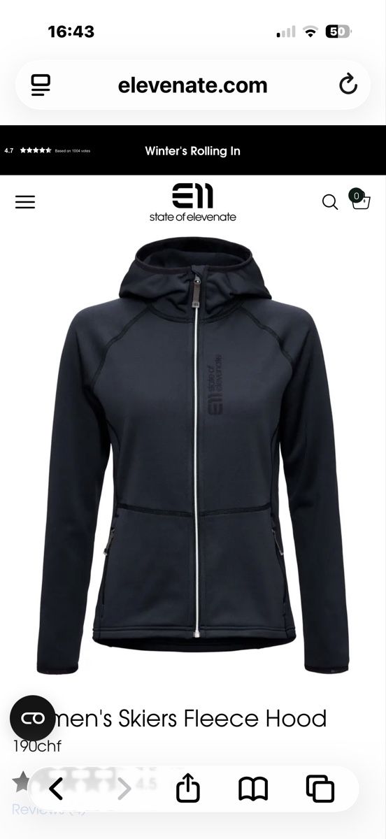 Giacche: elevenate midlayer fleece dunkelblau gr. M – Nuovo (secondo la descrizione) da Aarau Rohr venduto da smoky21 2