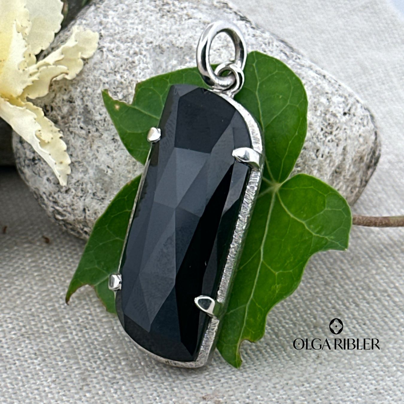 Olga Ribler Ciondoli: Onyx Anhänger Sterling Silber 925 – Nuovo (secondo la descrizione) da Luzern venduto da Schmuckoutlet 5