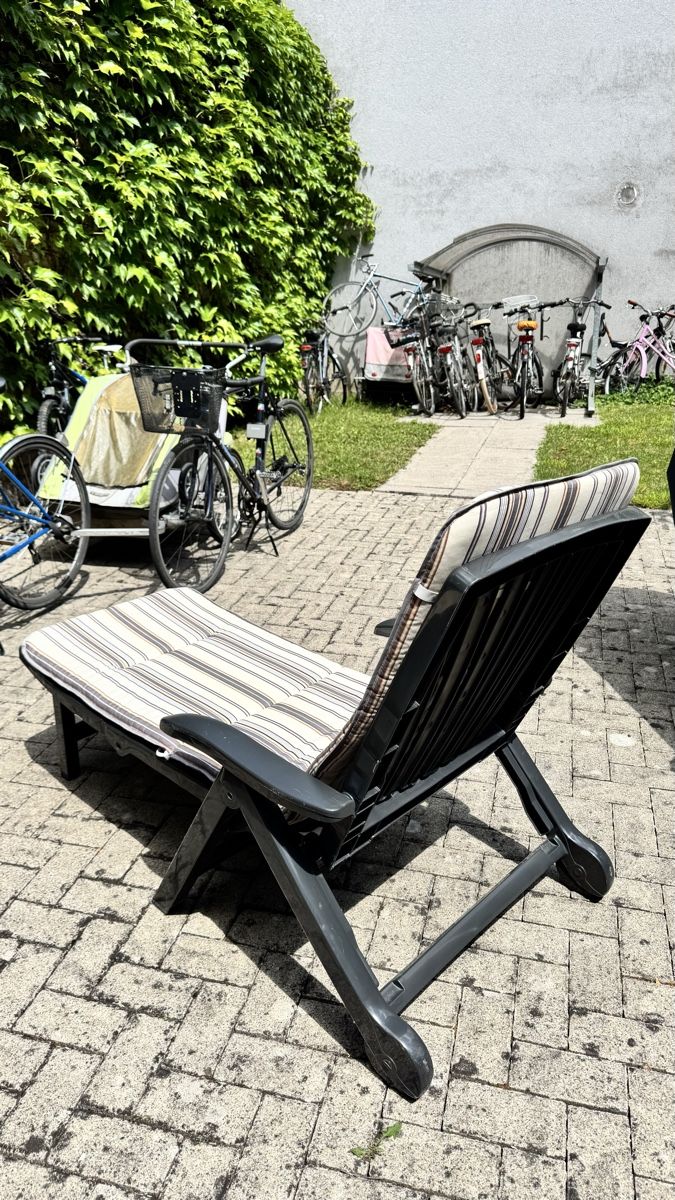 Migros Sedie a sdraio: Klappbarer Liegestuhl mit Rollen – Nuovo (secondo la descrizione) da Meggen venduto da suk_v5lx 1