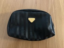 Kosmetiktasche Maison Mollerus schwarz mit Logo gebraucht
