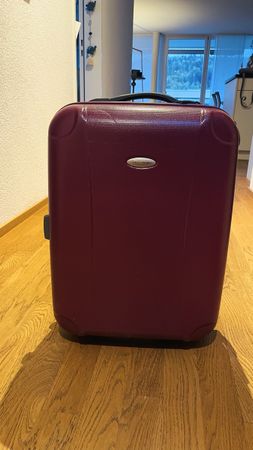 Samsonite Handgepäck-Koffer Hartschale pink