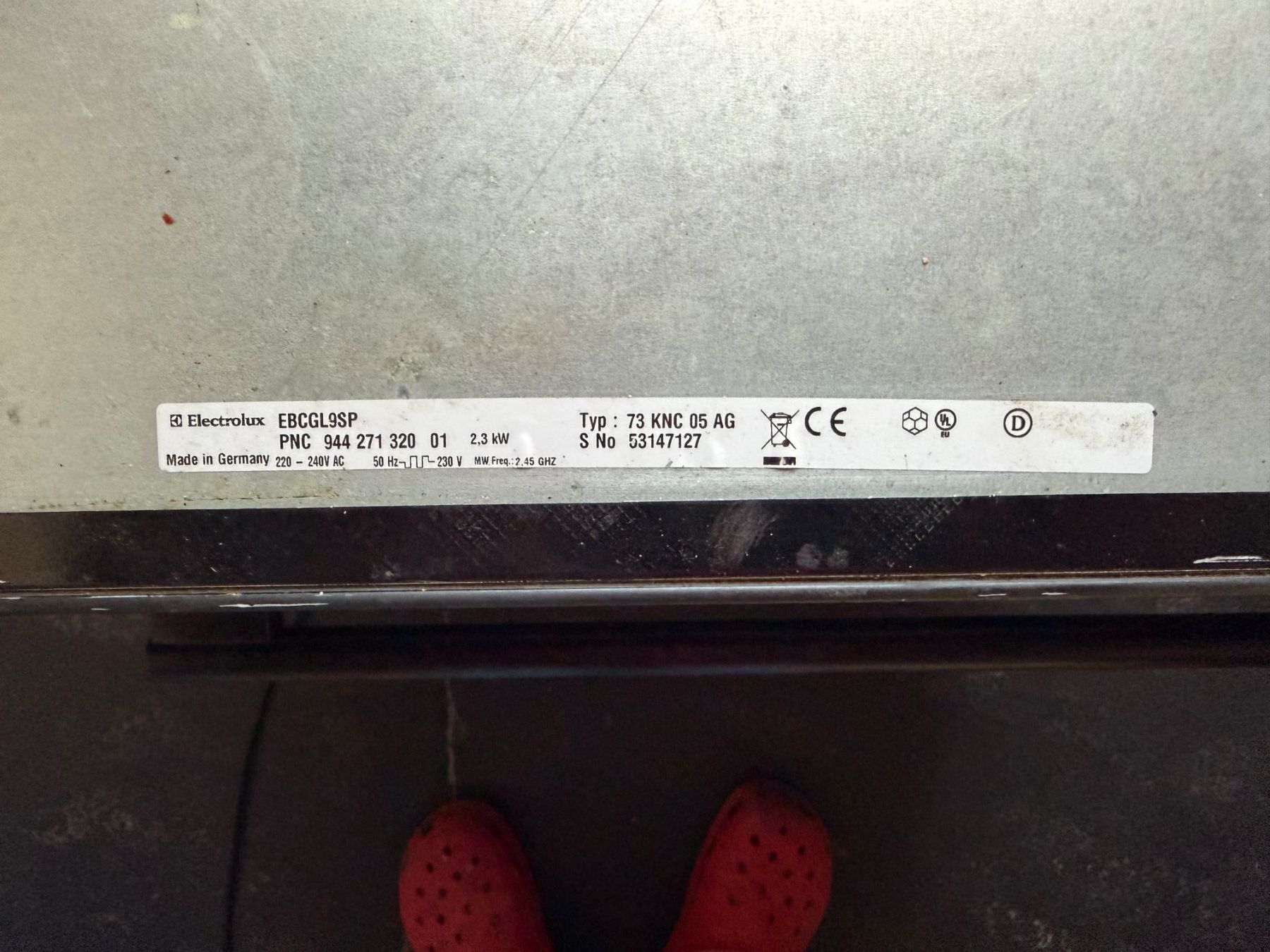 Küchengeräte: ElectroluxEBCGL9SP Schwarz Spiegel, Microwelle & Grill – Gebraucht aus Brügg BE von TSP02 2