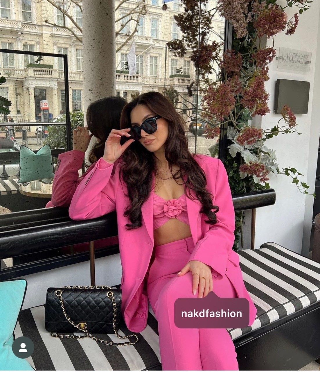 Na-kd Maglioni & Felpe: Pinker Na-kd Cropped Pullover mit Blumendetail, Gr M, neu – Nuovo (secondo la descrizione) da Zürich venduto da Pony74 1