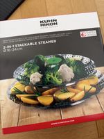 Kuhn Rikon 2-in-1 Dampfeinsatz stapelbar 16-24 cm neu