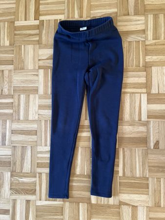 S.Oliver - warm gefütterte Leggings dunkelblau - Grösse 140