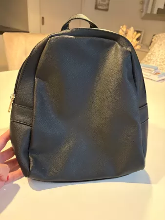 Rucksack Kunstleder schwarz Damen neuwertig